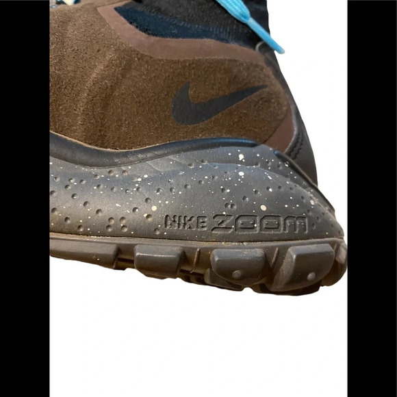 Nike Zoom Talaria Mid Flyknit Triple Brown Black Sneaker - Picture 6 of 10